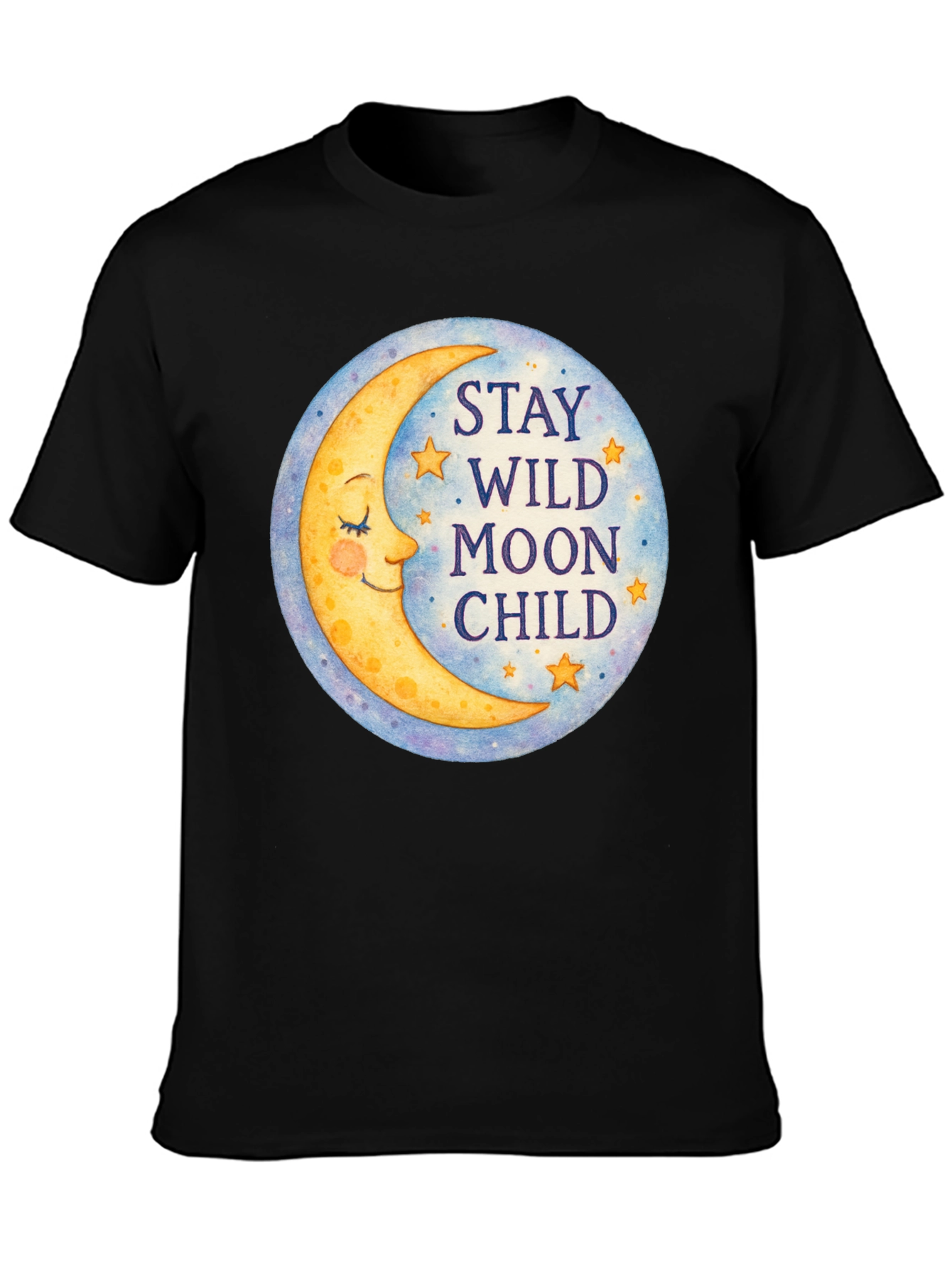 Stay Wild Moon Child Graphic Tee - Celestial T-Shirt