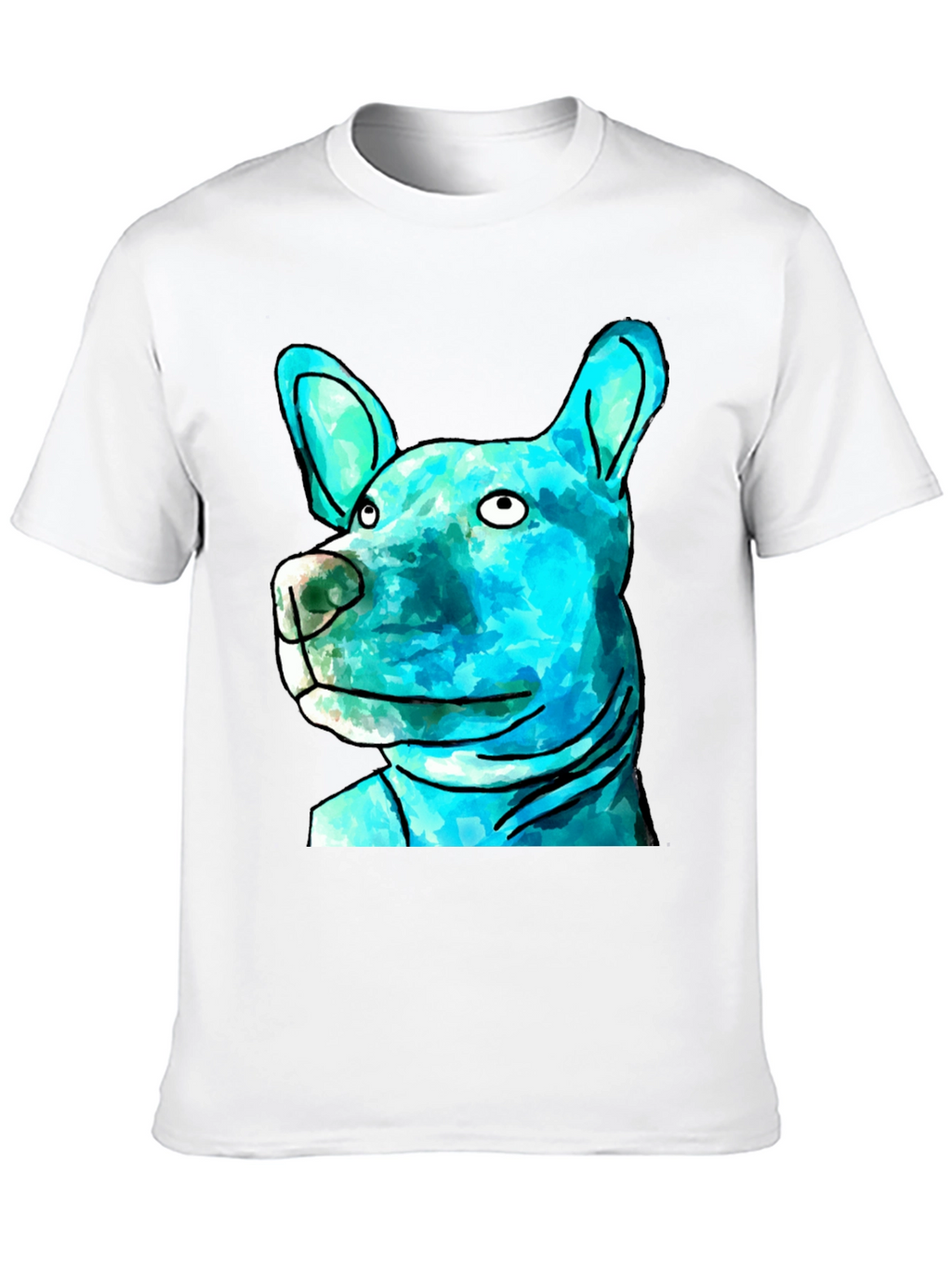 Dog Graphic Print T-Shirt