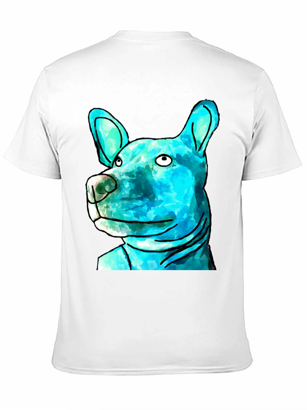 Dog Graphic Print T-Shirt