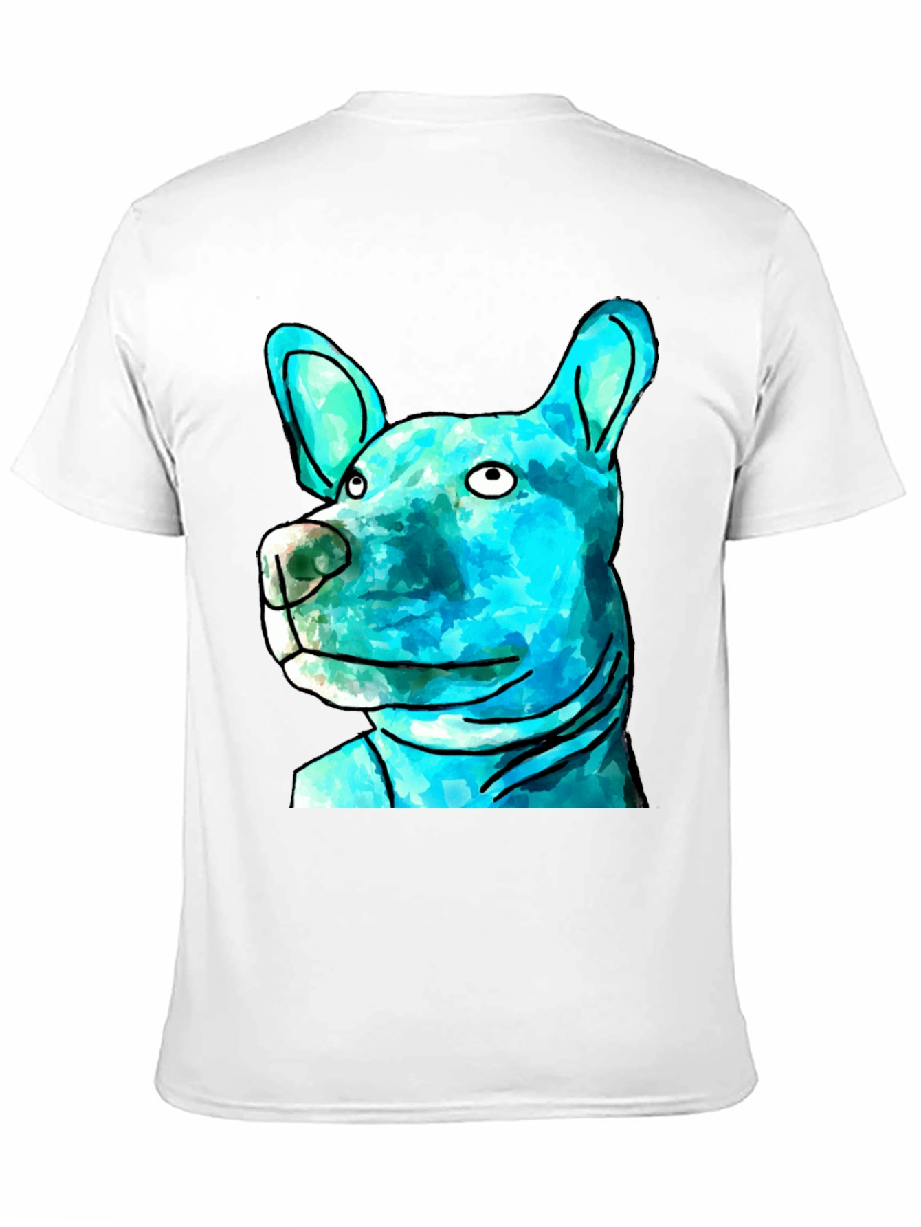 Dog Graphic Print T-Shirt