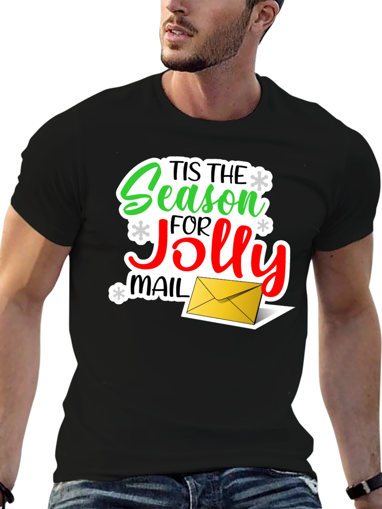Tis The Season for Jolly Mail Christmas T-Shirt