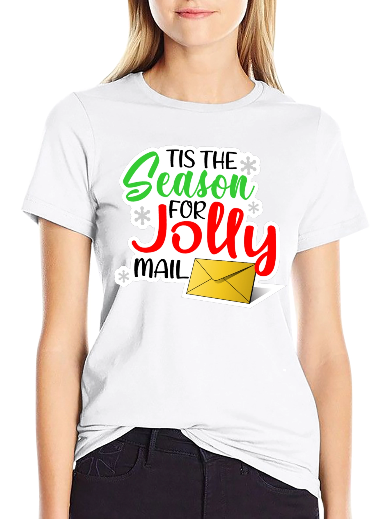Tis The Season for Jolly Mail Christmas T-Shirt