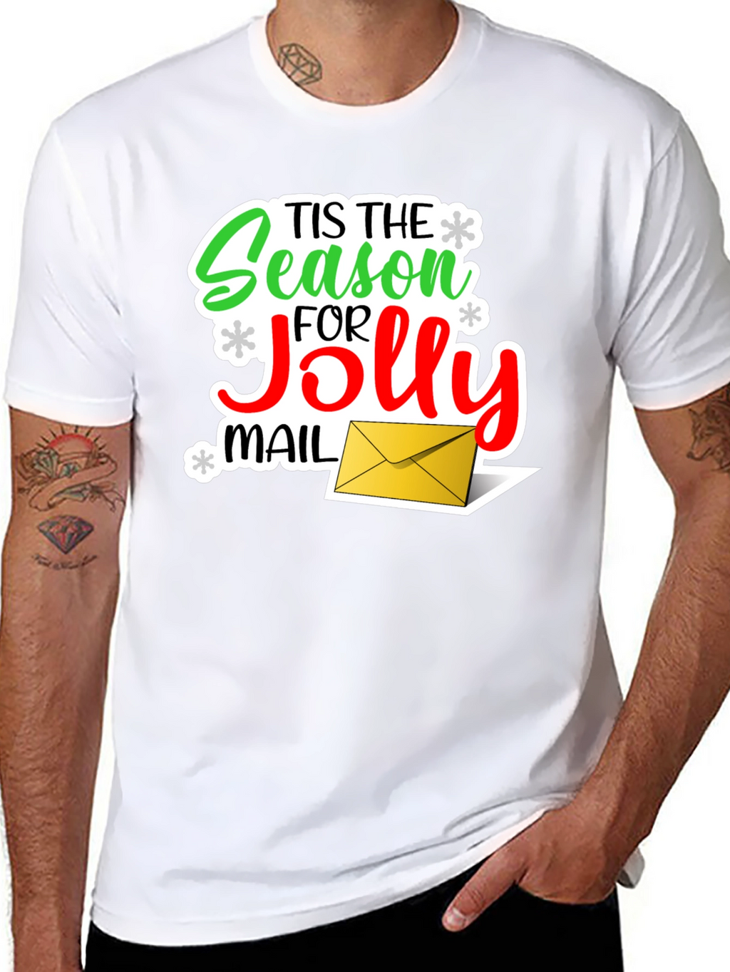 Tis The Season for Jolly Mail Christmas T-Shirt