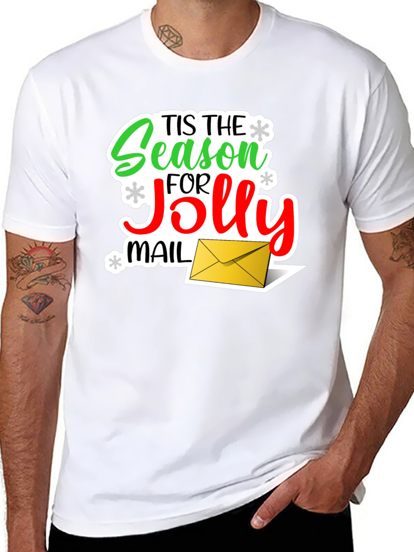 Tis The Season for Jolly Mail Christmas T-Shirt