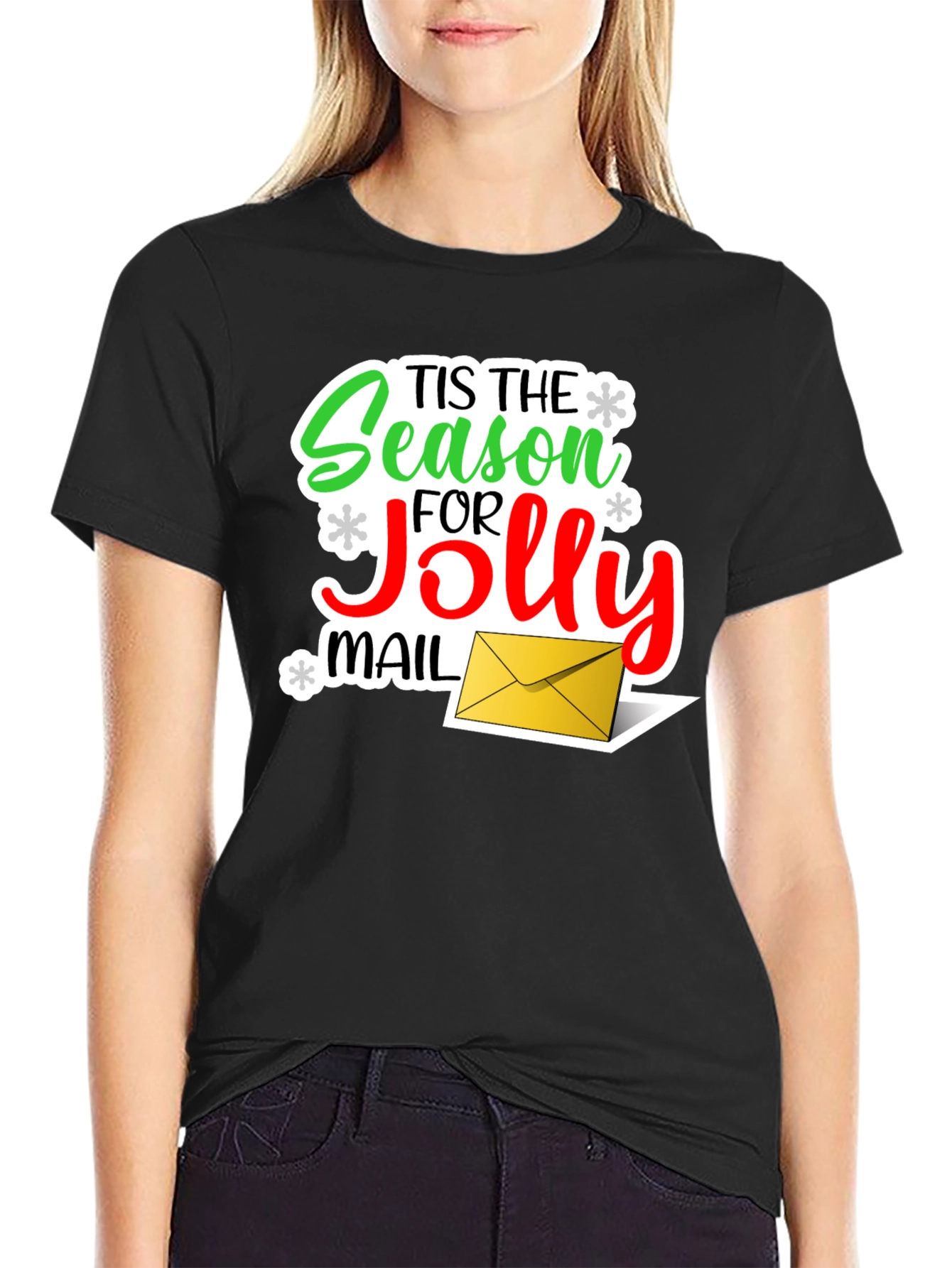 Tis The Season for Jolly Mail Christmas T-Shirt