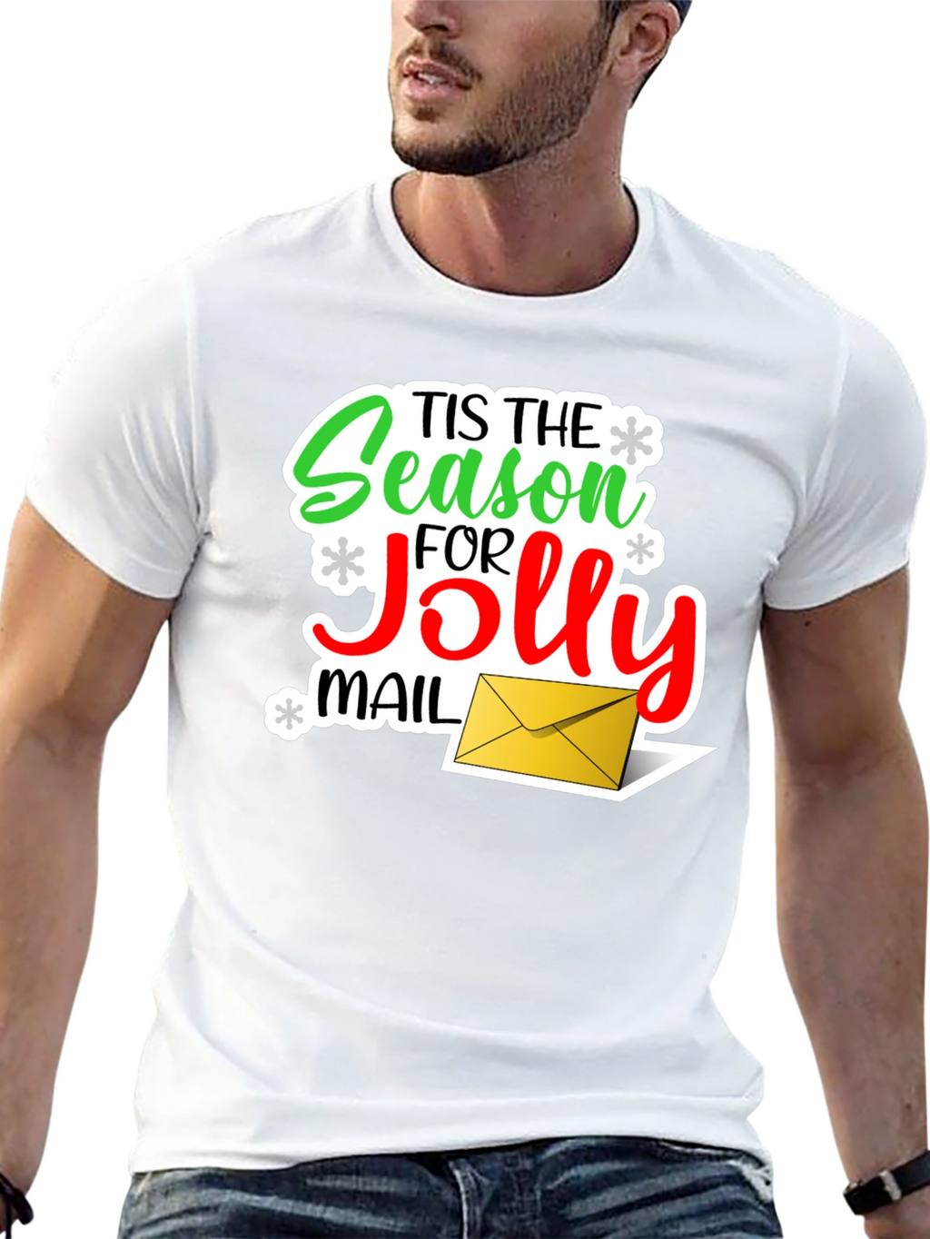 Tis The Season for Jolly Mail Christmas T-Shirt