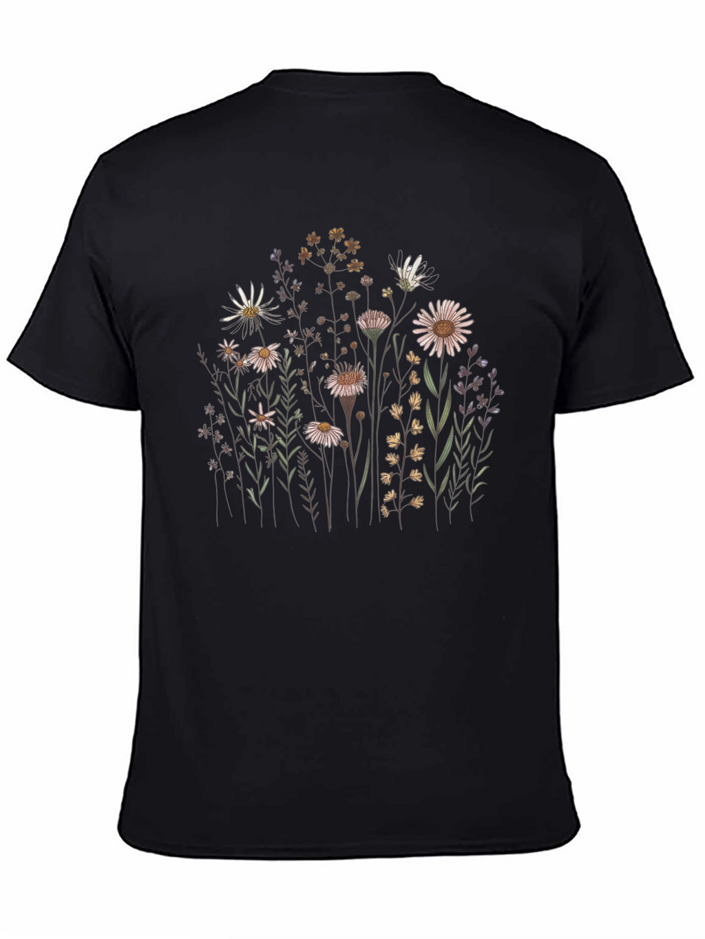 Wildflower Graphic Tee - Nature Inspired Unisex T-Shirt