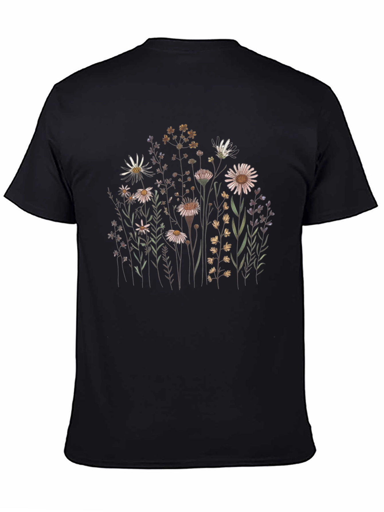 Wildflower Graphic Tee - Nature Inspired Unisex T-Shirt