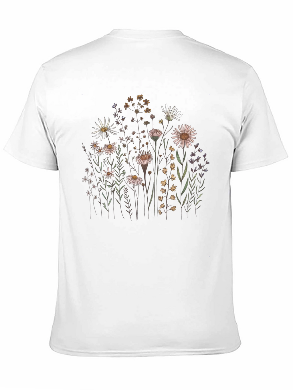 Wildflower Graphic Tee - Nature Inspired Unisex T-Shirt
