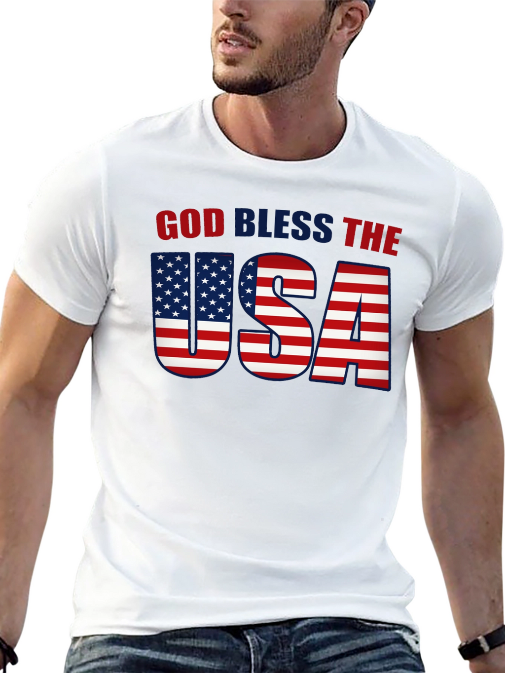 God Bless The USA Patriotic T-Shirt