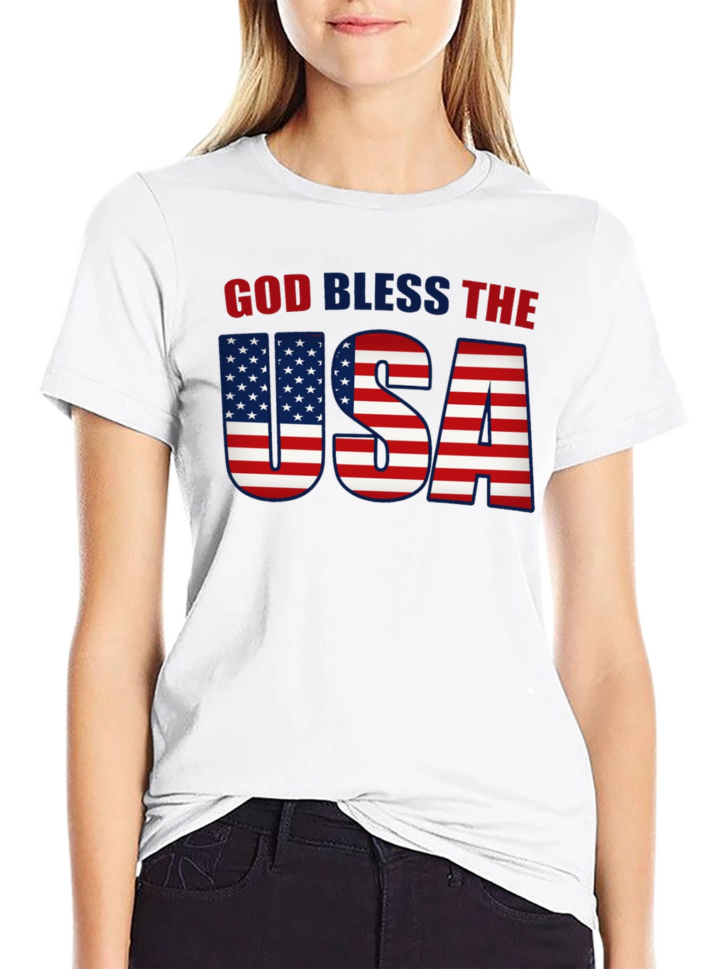 God Bless The USA Patriotic T-Shirt