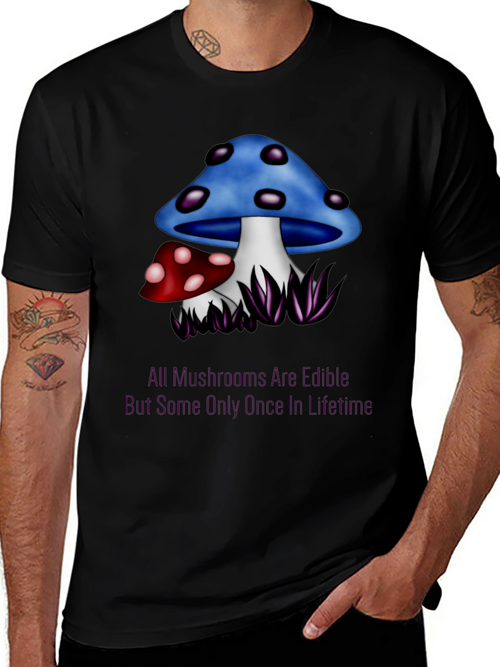 Mushroom Edible T-Shirt