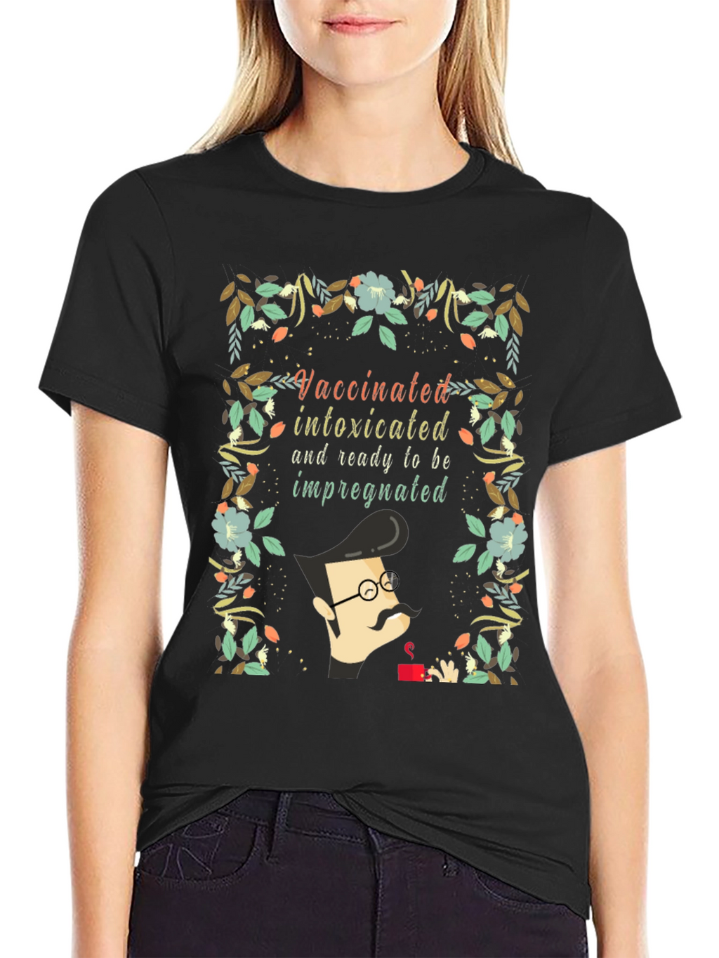 Vaccinated & Ready T-Shirt - Funny Slogan