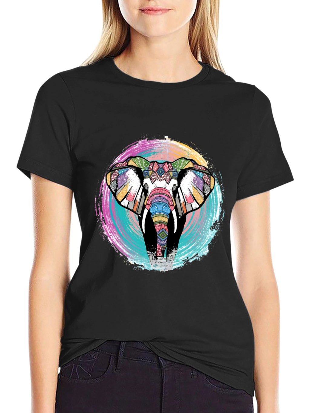 Tribal Elephant Graphic Tee