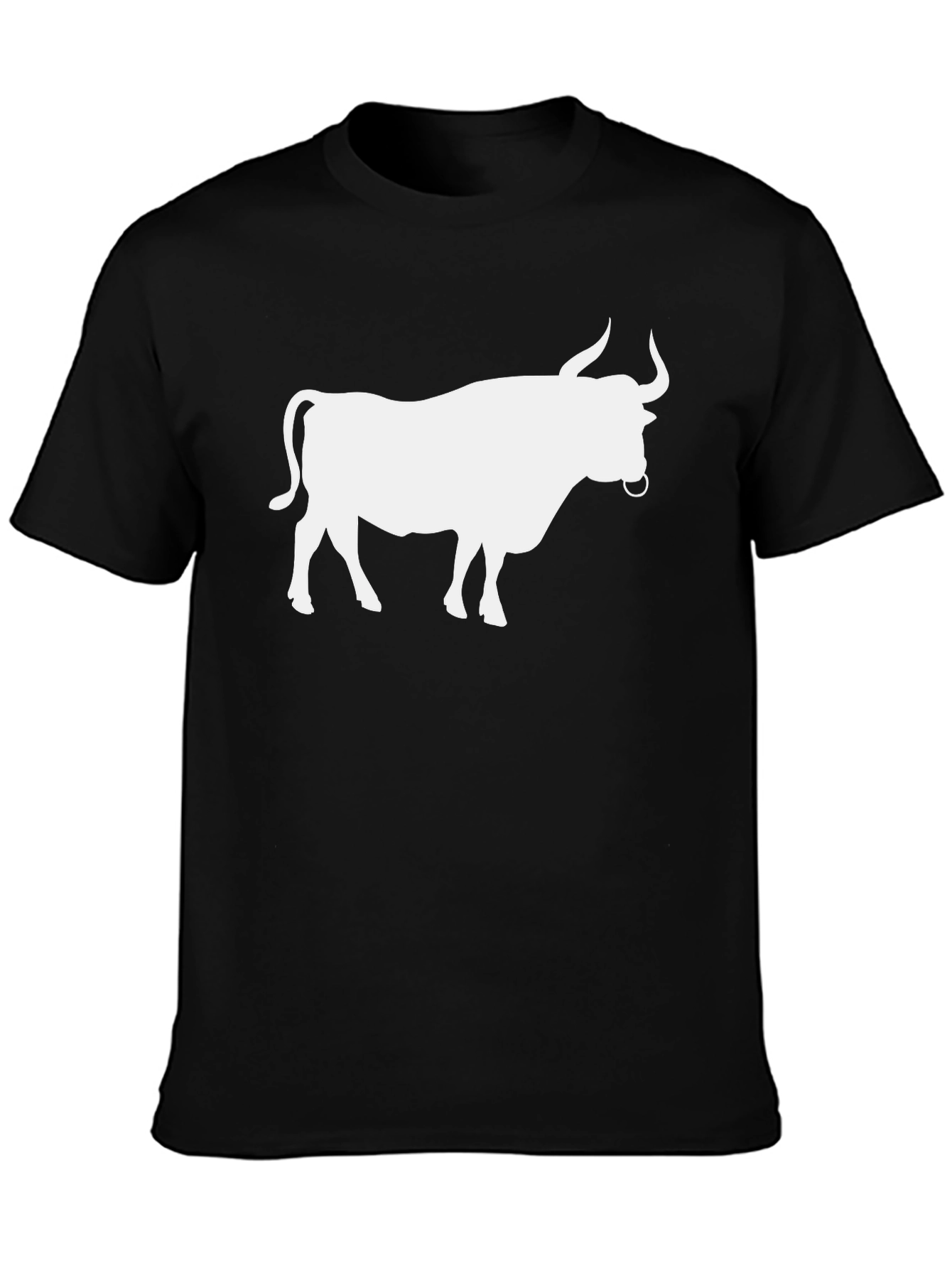 Bull Graphic Tee - Cool Animal Design