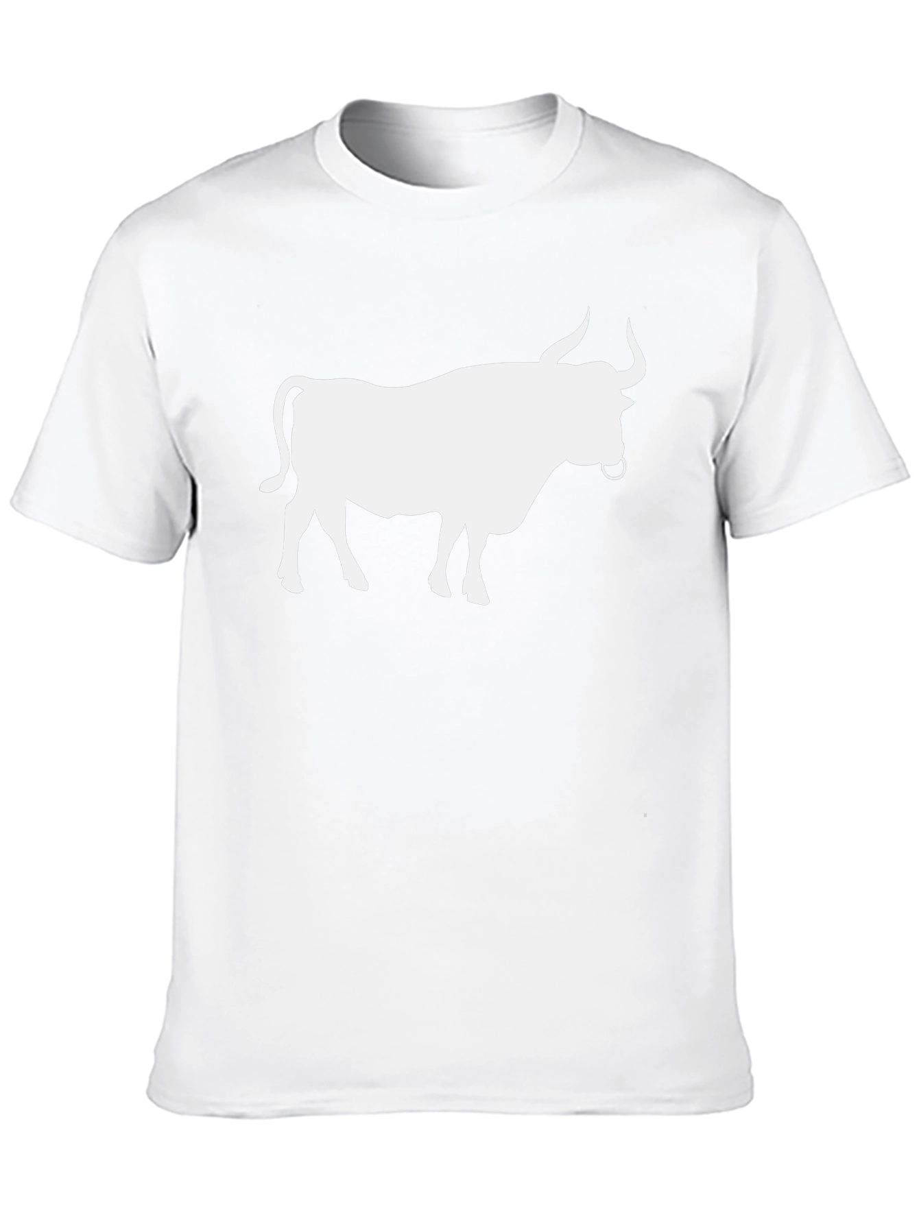 Bull Graphic Tee - Cool Animal Design