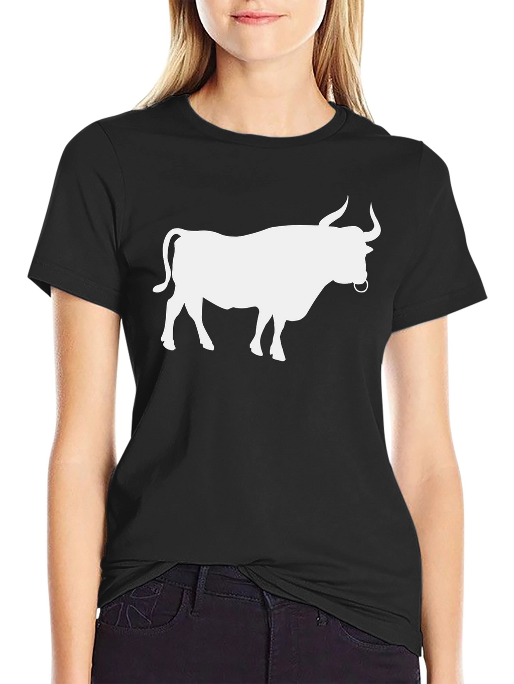 Bull Graphic Tee - Cool Animal Design