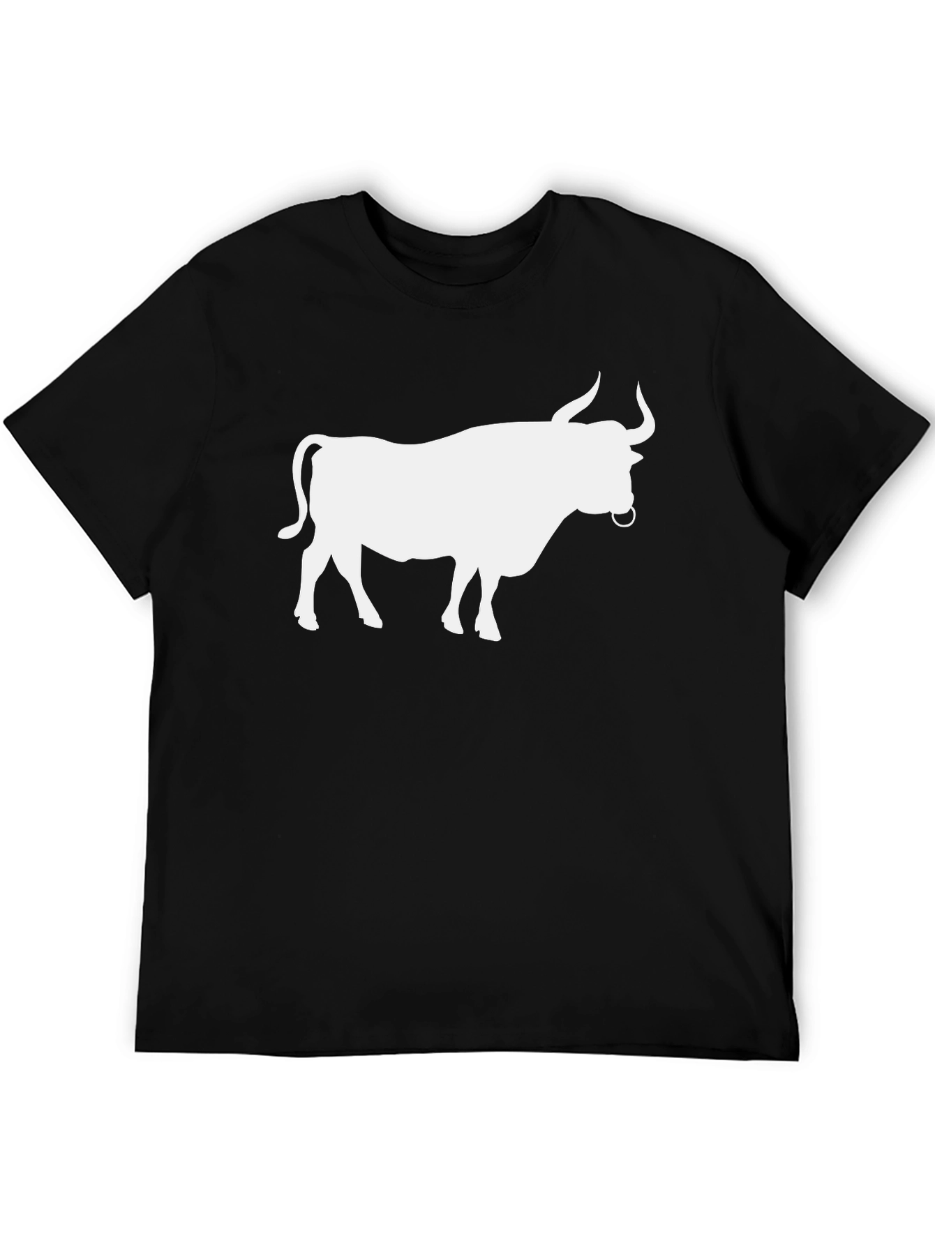 Bull Graphic Tee - Cool Animal Design
