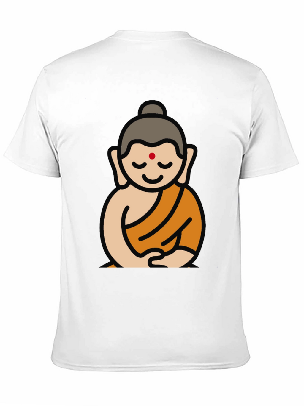Buddha Graphic Black T-Shirt - Spiritual Design