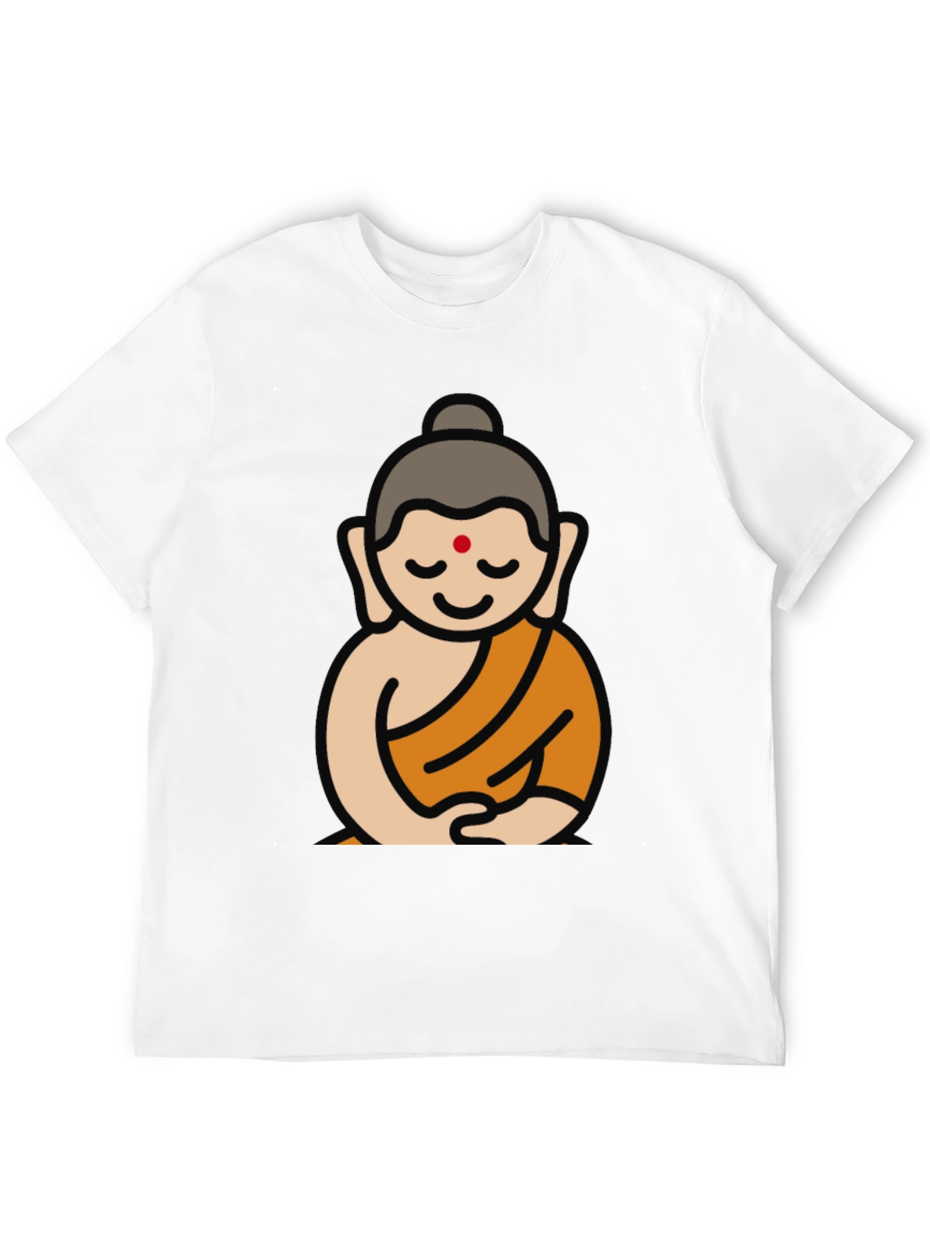 Buddha Graphic Black T-Shirt - Spiritual Design