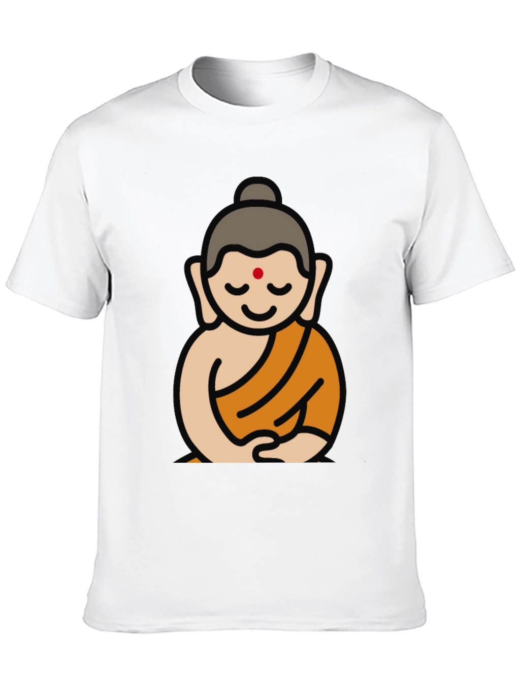 Buddha Graphic Black T-Shirt - Spiritual Design