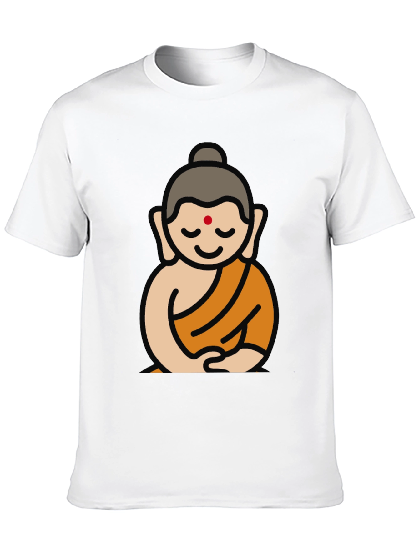 Buddha Graphic Black T-Shirt - Spiritual Design