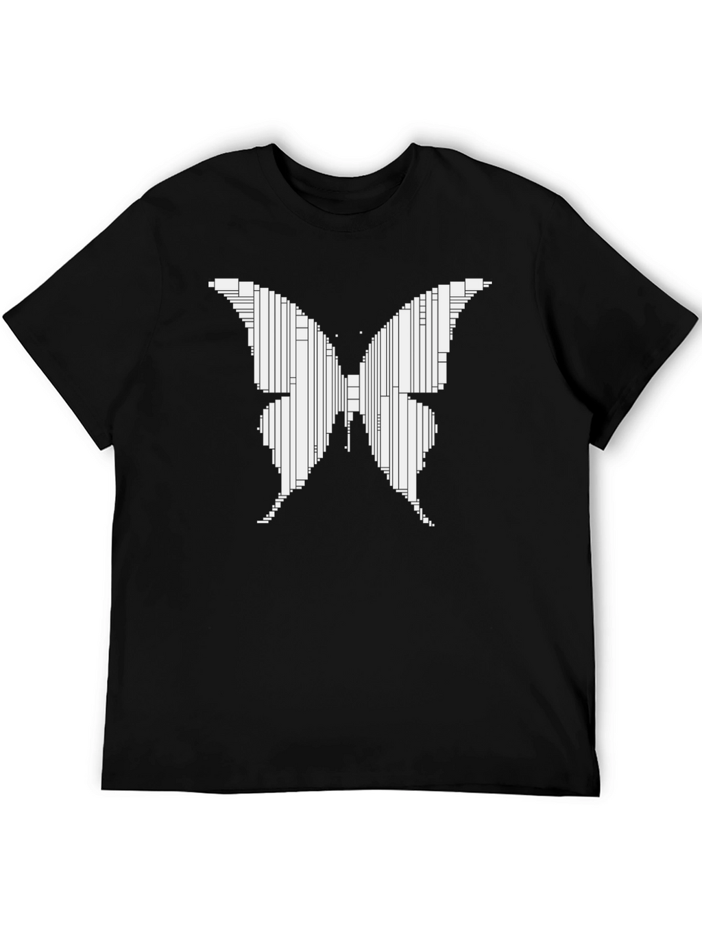 Geometric Butterfly Graphic Tee - Modern Art T-Shirt