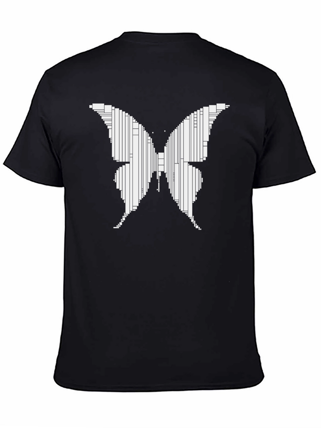 Geometric Butterfly Graphic Tee - Modern Art T-Shirt