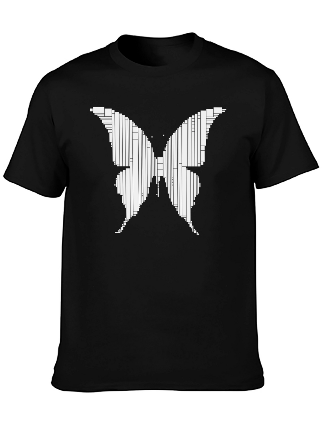 Geometric Butterfly Graphic Tee - Modern Art T-Shirt