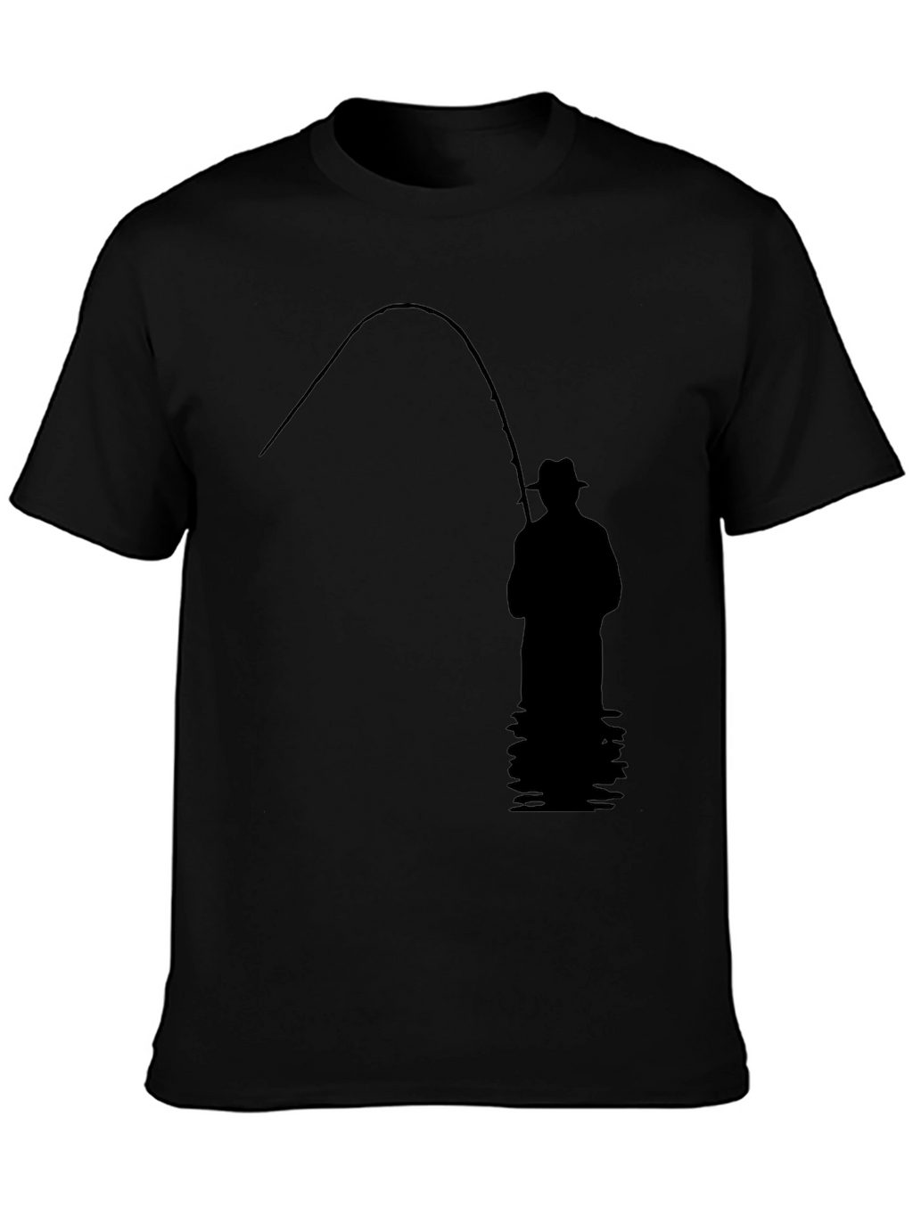 Fisherman Silhouette T-Shirt - Angler Tee