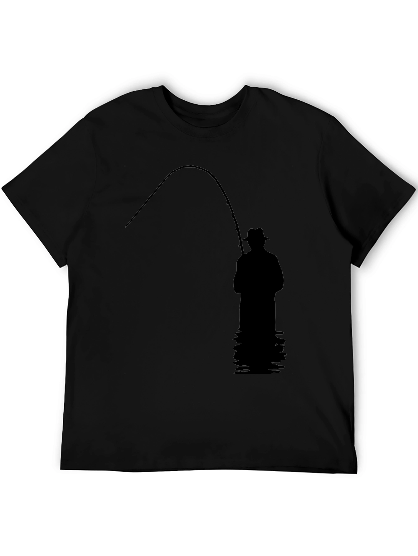 Fisherman Silhouette T-Shirt - Angler Tee