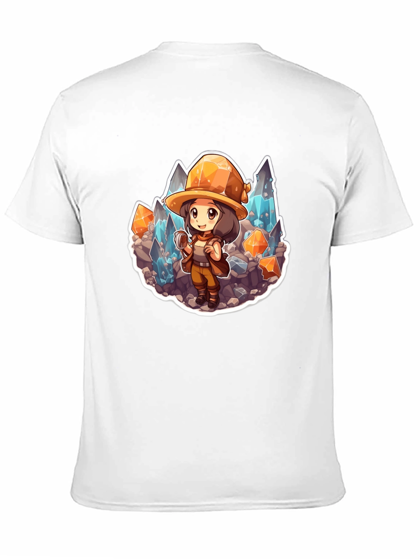 Cartoon Miner Graphic Tee - Adventurers Style!