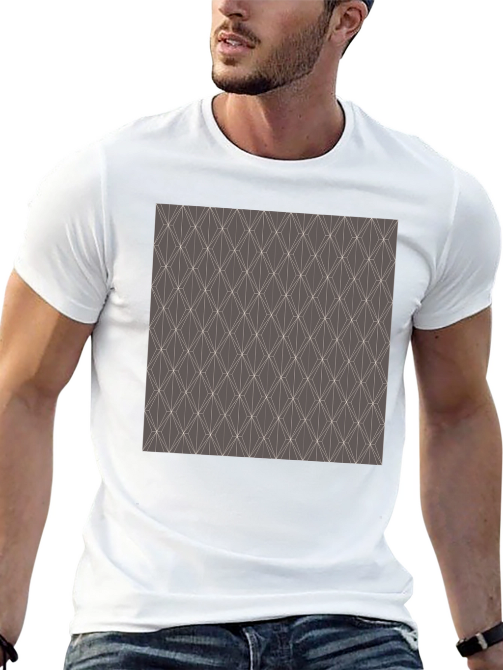 Modern Geometric Pattern T-Shirt