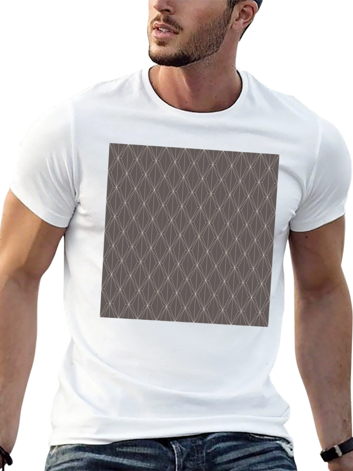 Modern Geometric Pattern T-Shirt