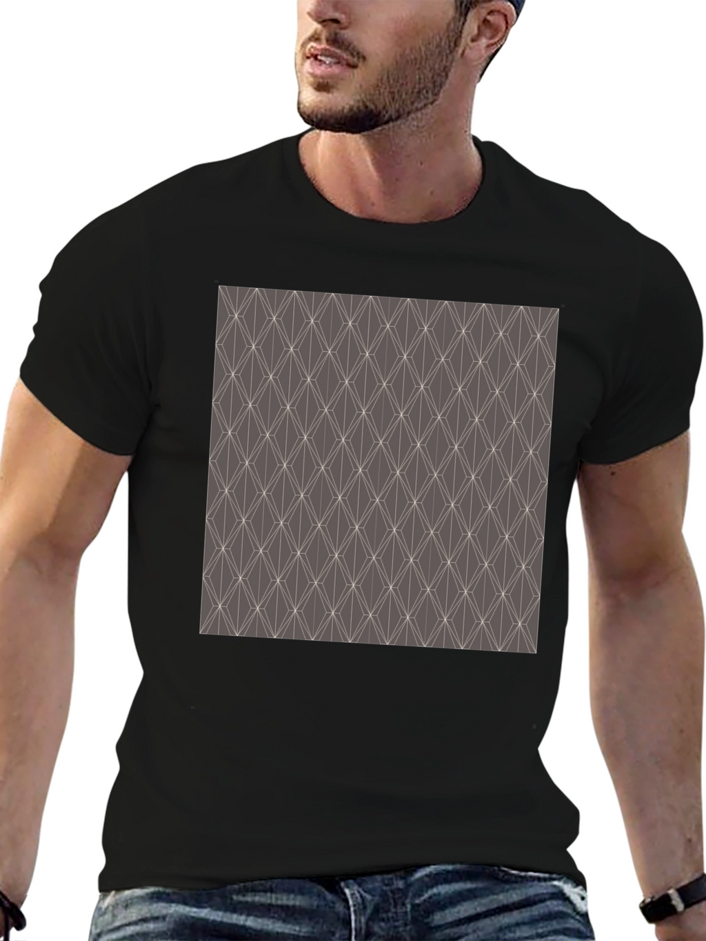 Modern Geometric Pattern T-Shirt
