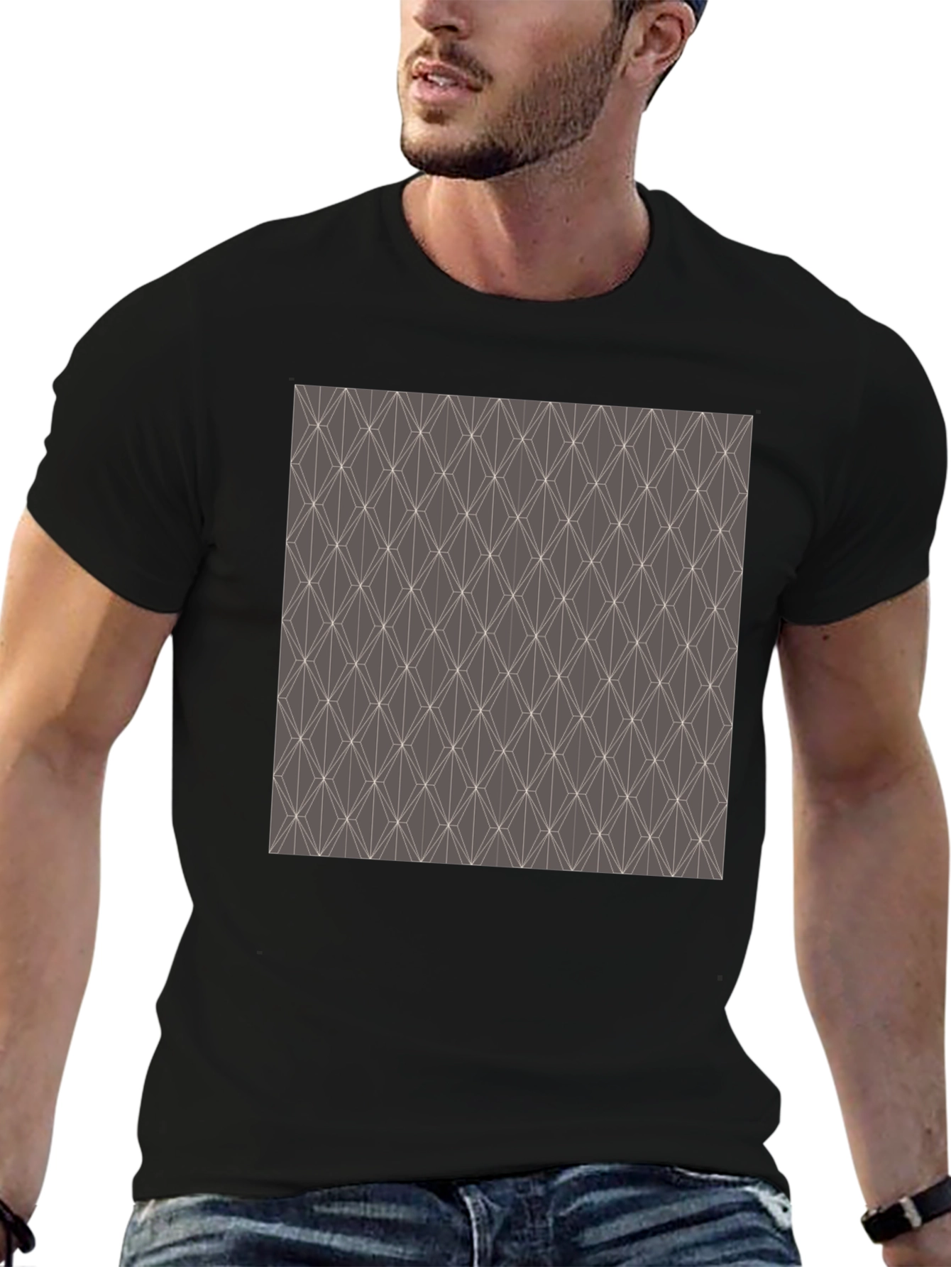 Modern Geometric Pattern T-Shirt