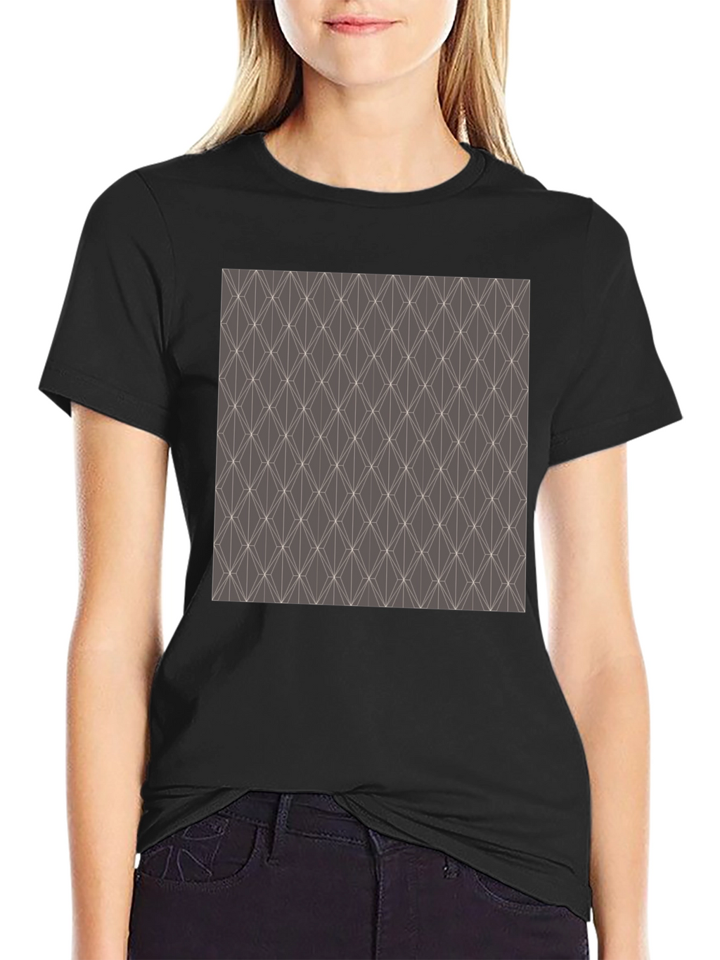 Modern Geometric Pattern T-Shirt