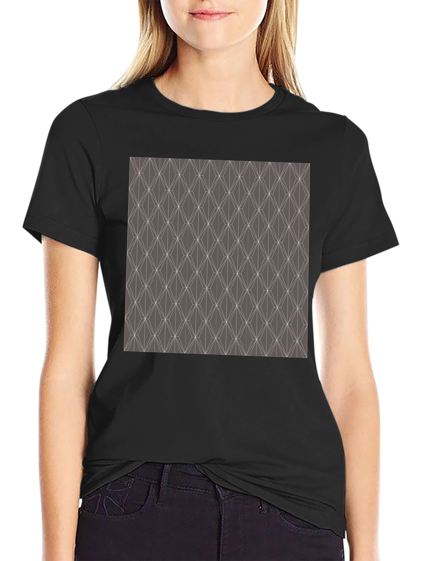 Modern Geometric Pattern T-Shirt