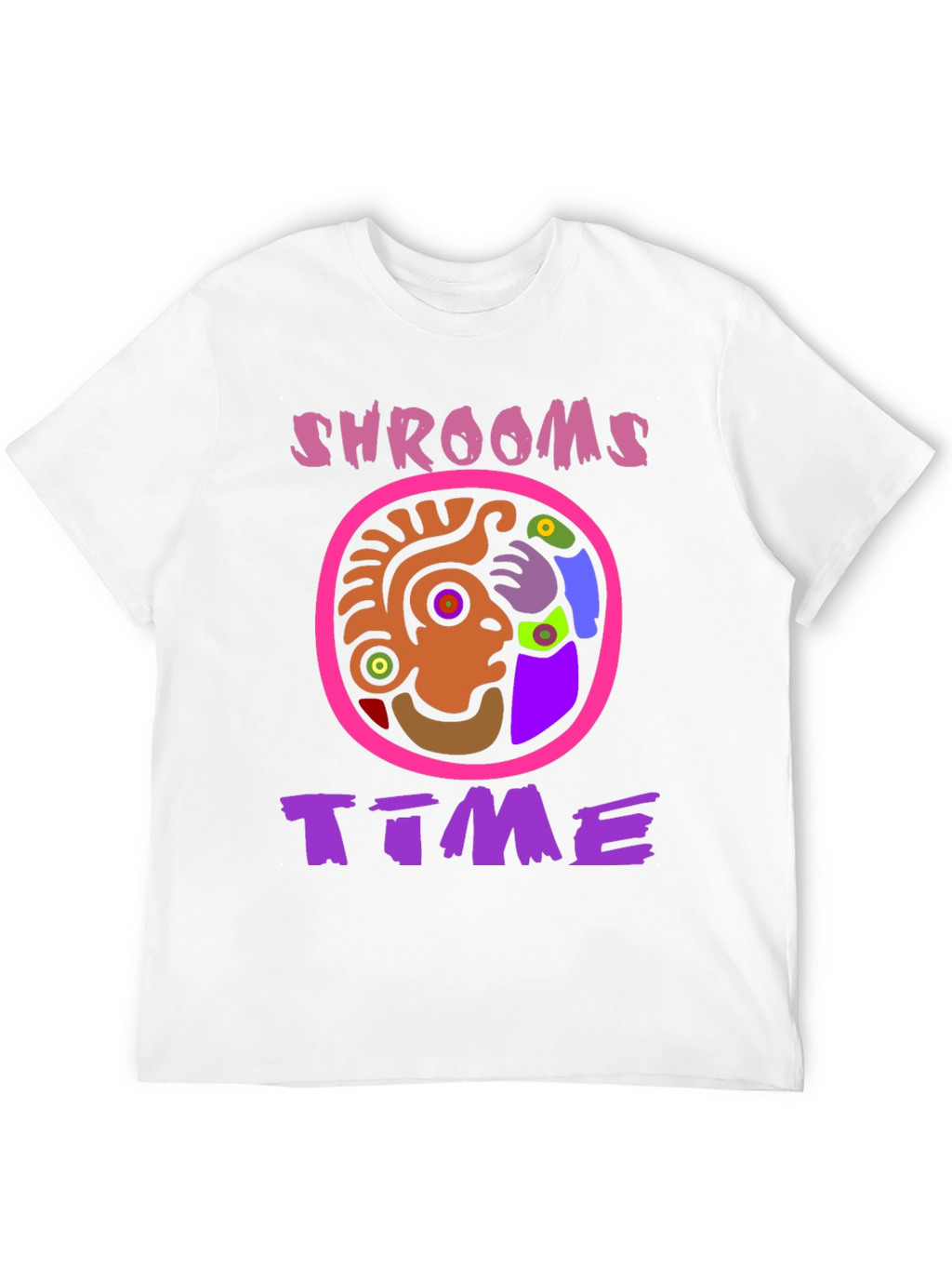 Shrooms Time Graphic Tee - Psychedelic Fun