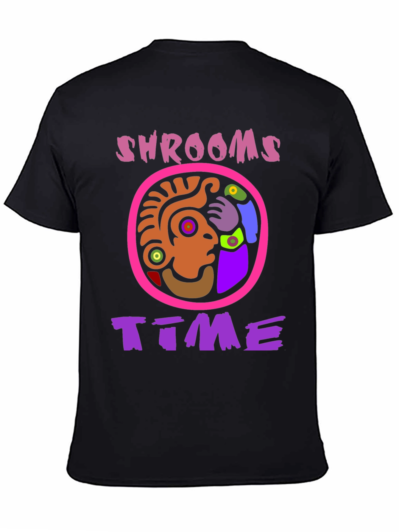 Shrooms Time Graphic Tee - Psychedelic Fun
