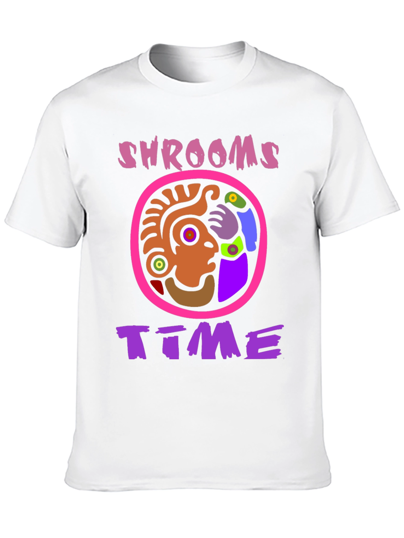 Shrooms Time Graphic Tee - Psychedelic Fun