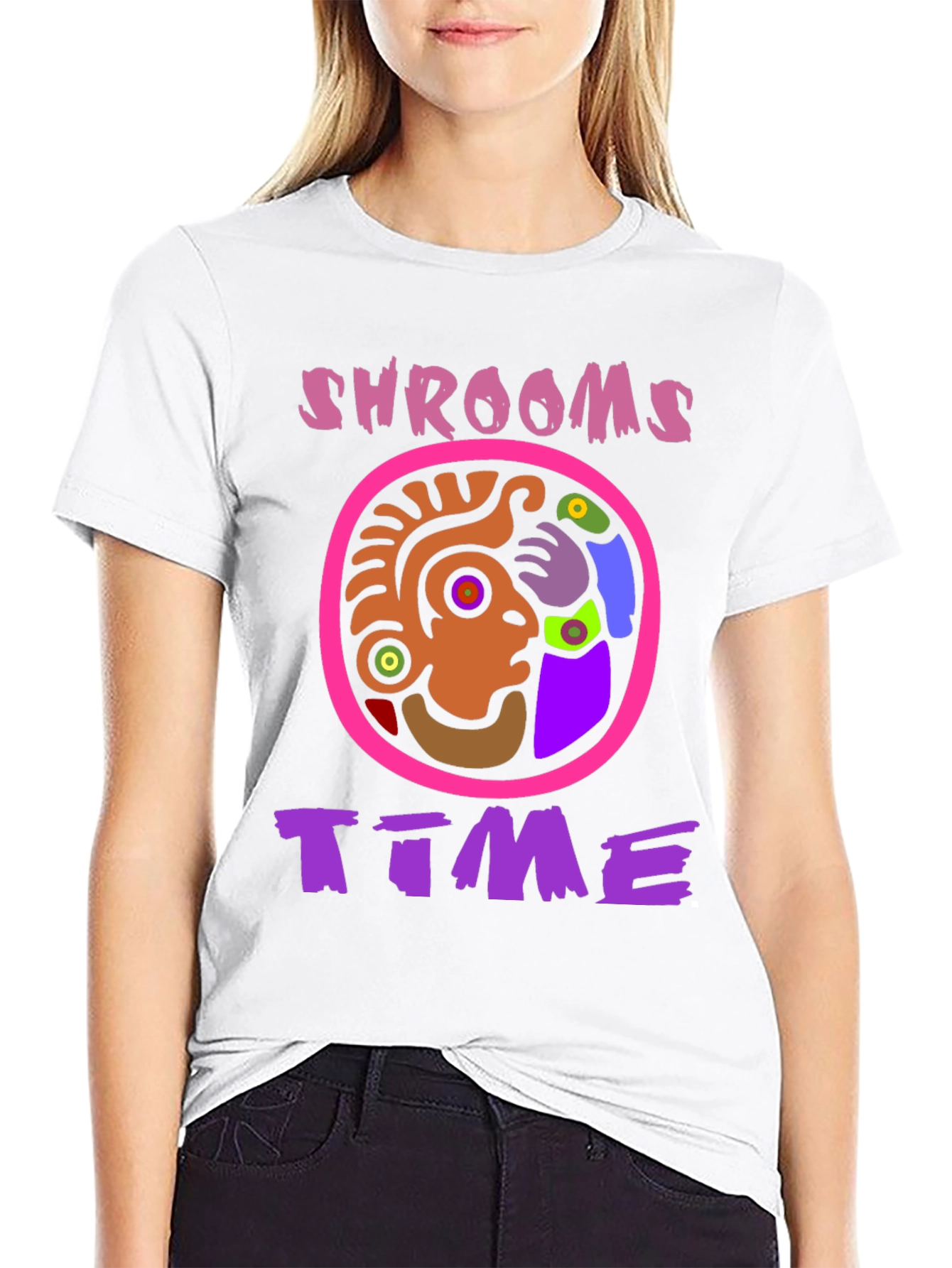 Shrooms Time Graphic Tee - Psychedelic Fun