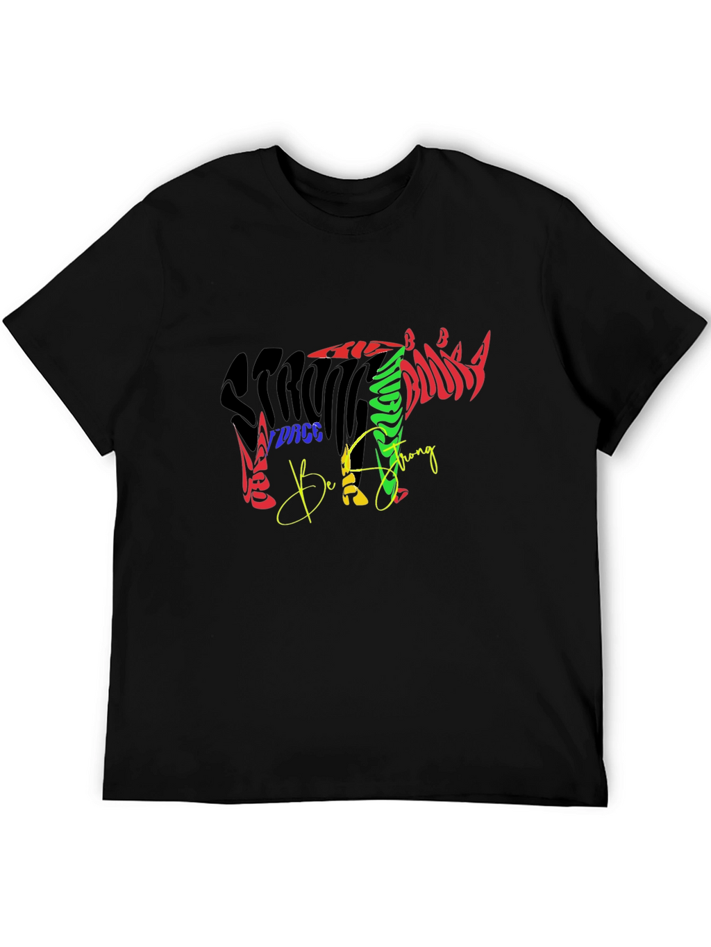 Strong Rhino Graphic T-Shirt