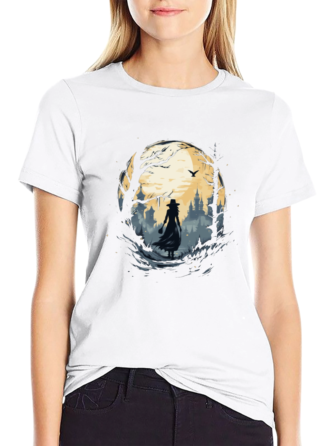 Mystic Moonlit Witch T-Shirt