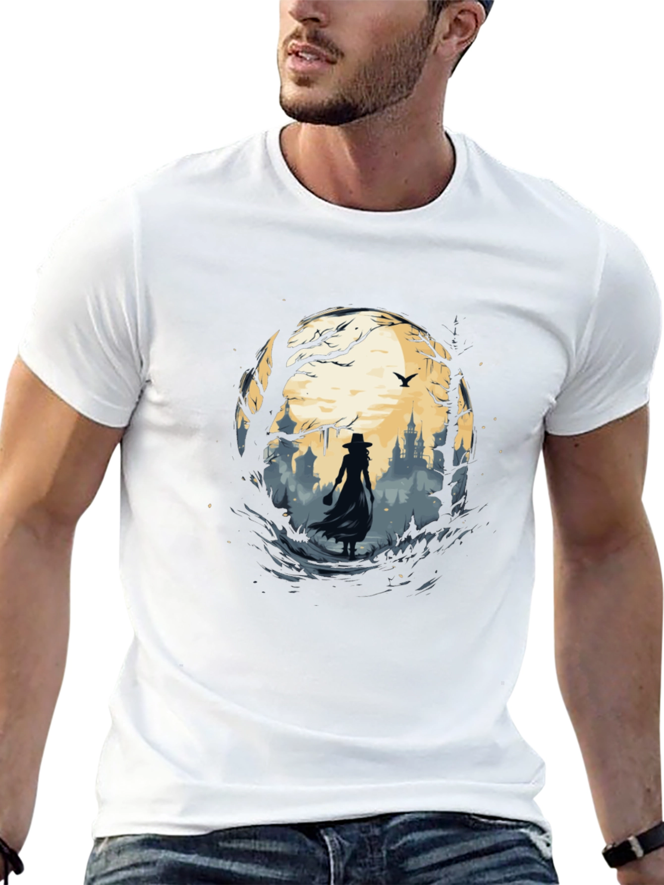 Mystic Moonlit Witch T-Shirt