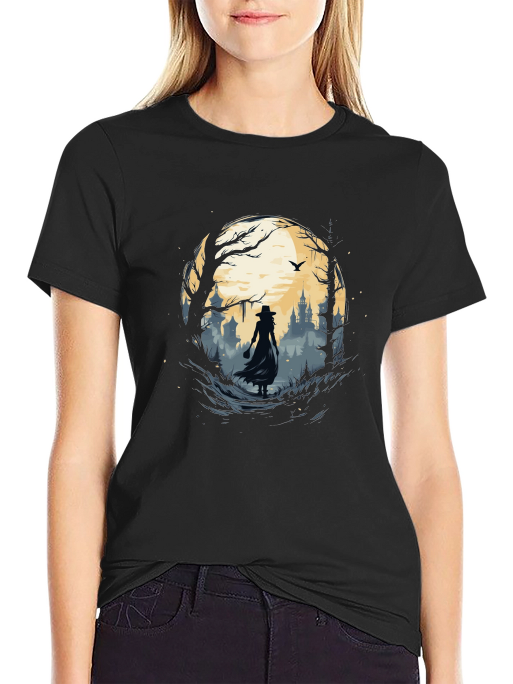 Mystic Moonlit Witch T-Shirt