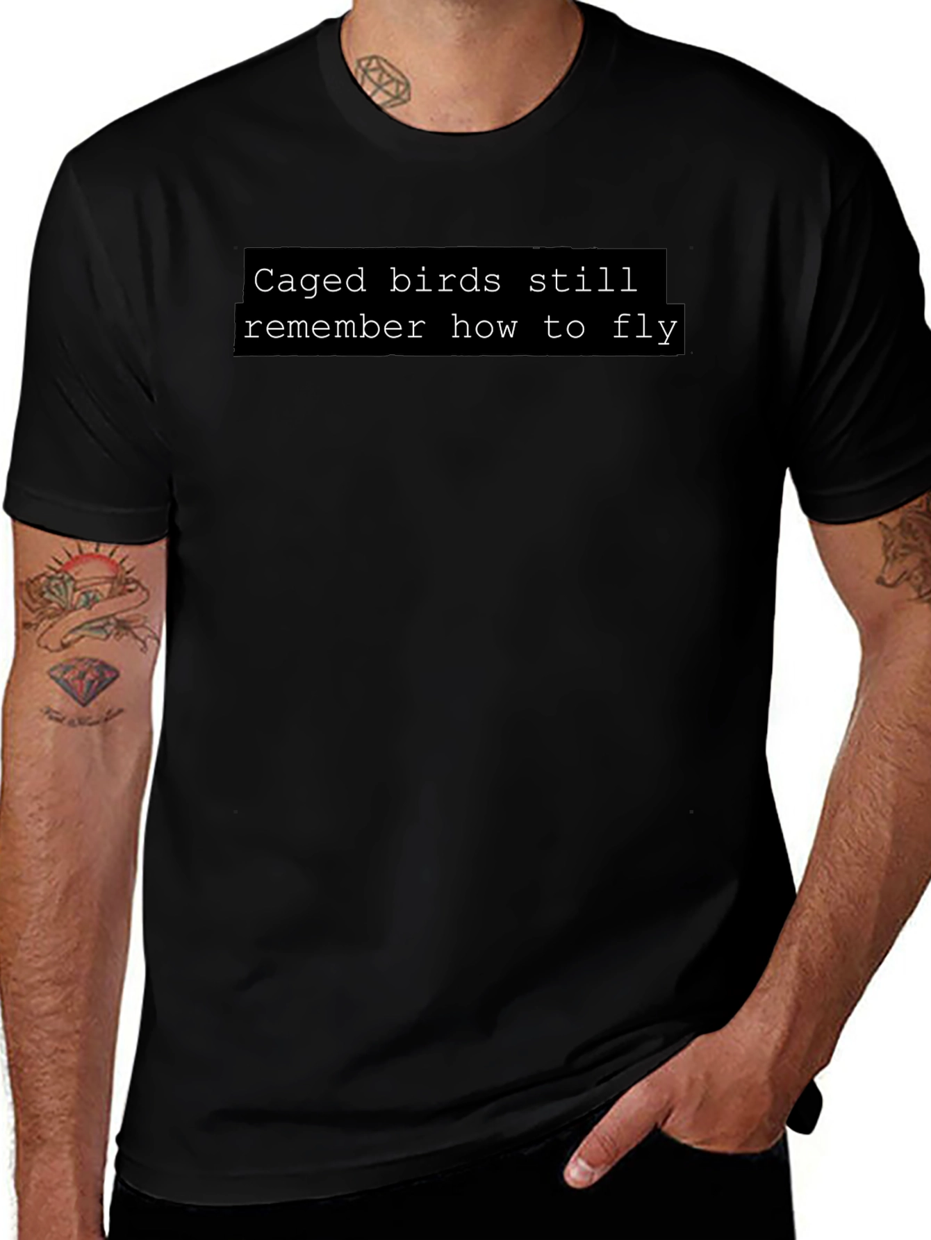 Caged Birds Remember How to Fly T-Shirt