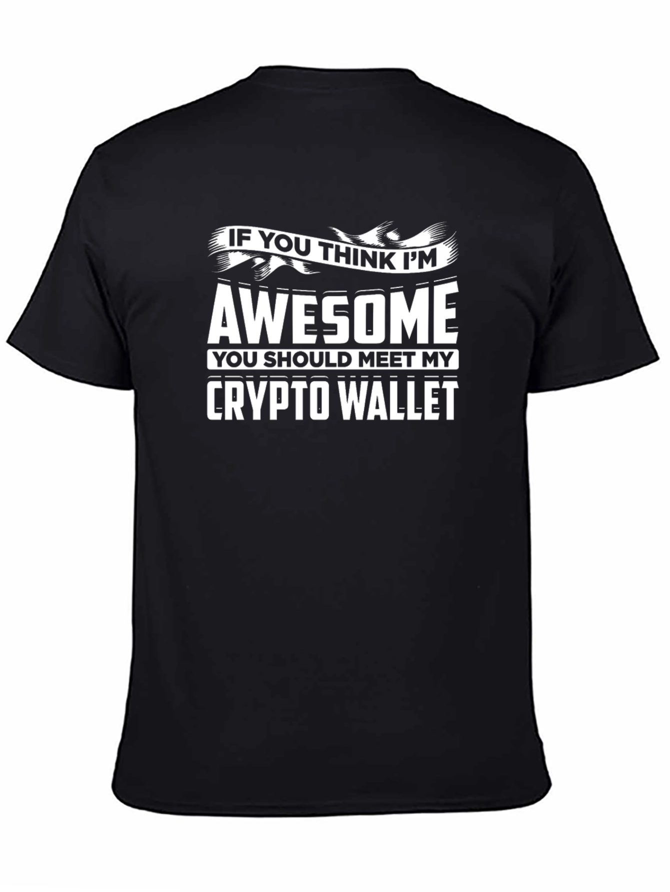 Awesome Crypto Wallet T-Shirt - Bitcoin Investor Tee