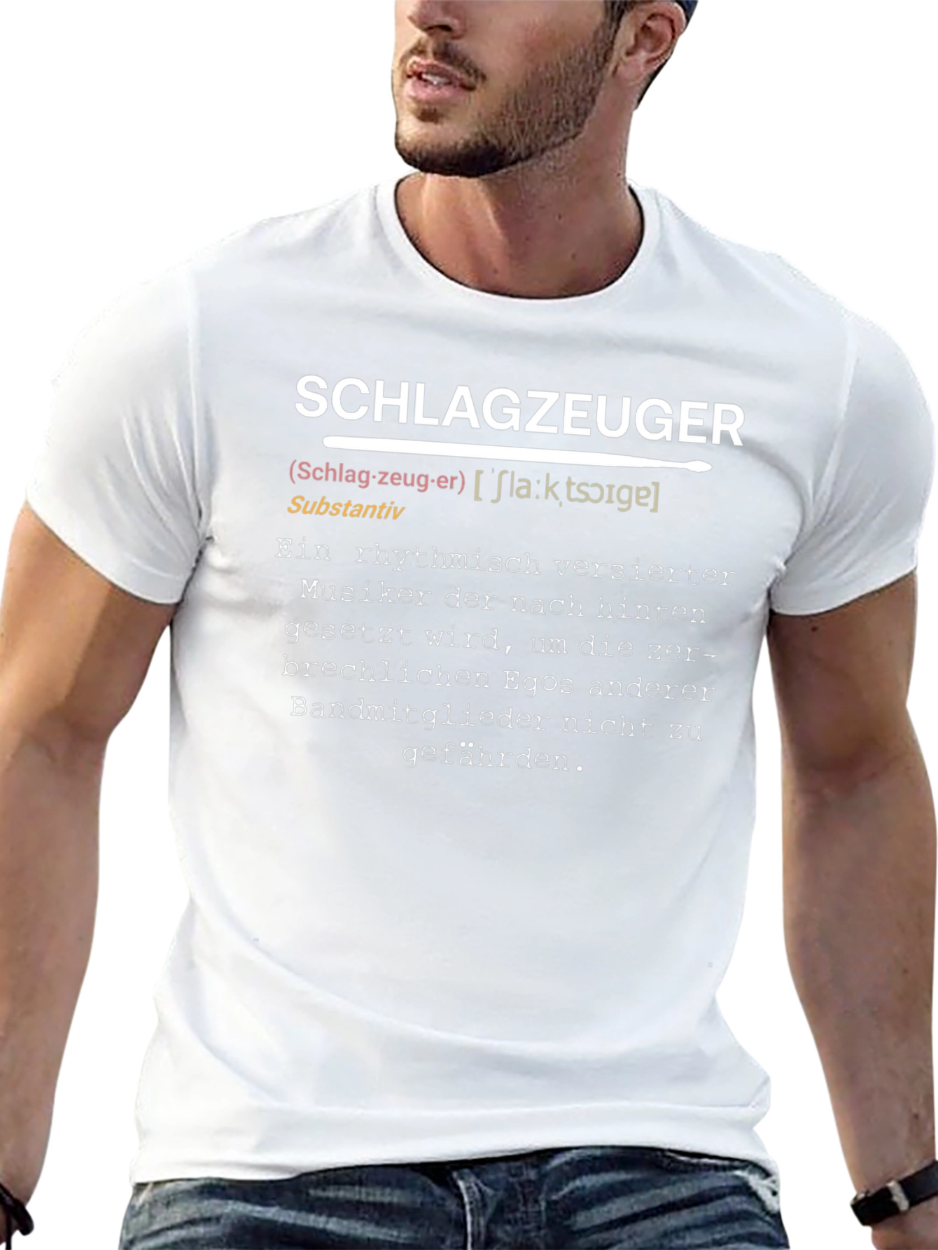 Drummer Definition T-Shirt - German Humor