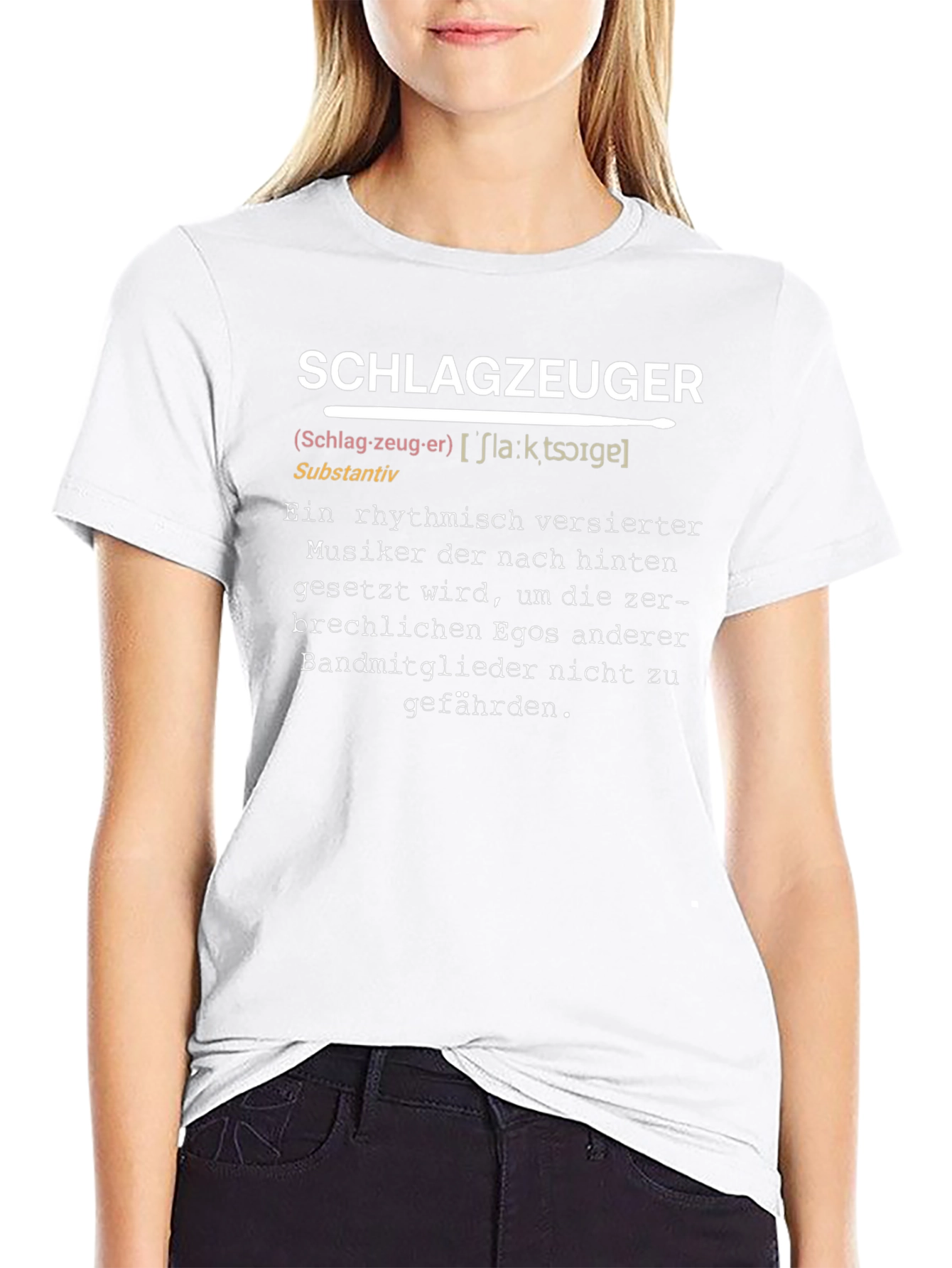 Drummer Definition T-Shirt - German Humor